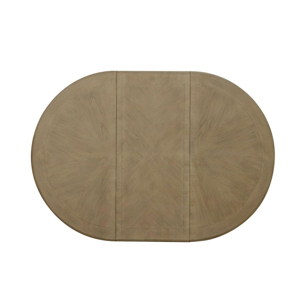 Liberty Furniture - Magnolia Manor Pedestal Table in Weathered Bisque - 244N-DR-PDS veiw 2
