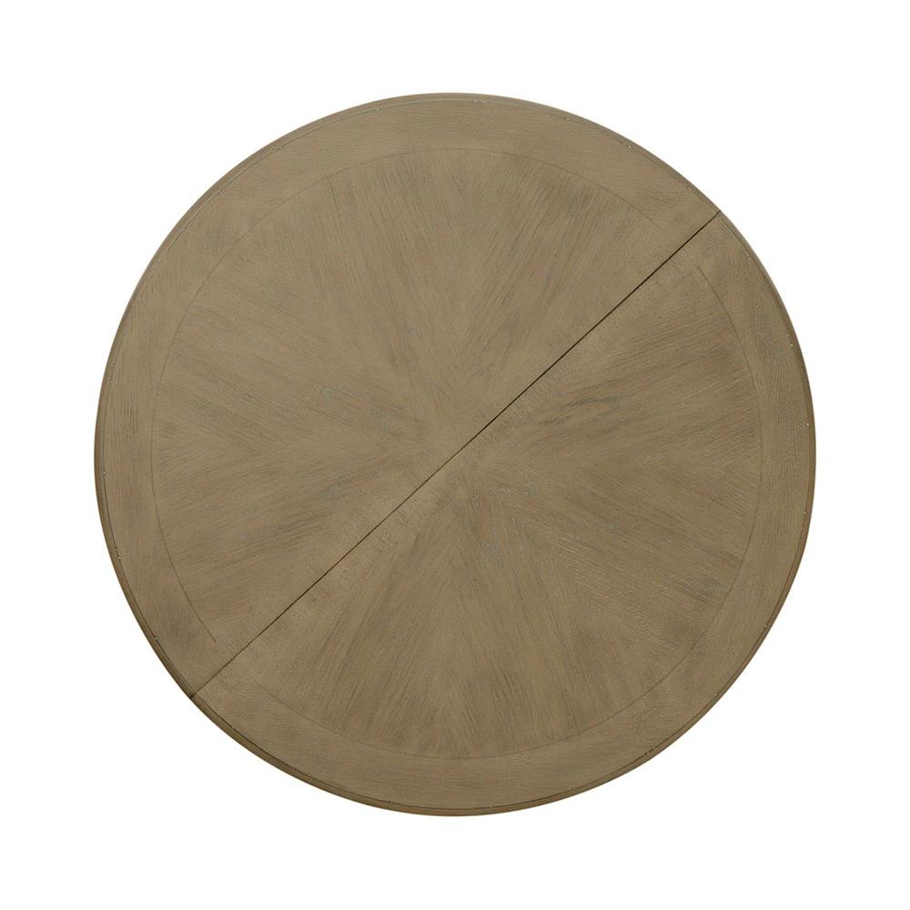 Liberty Furniture - Magnolia Manor Pedestal Table in Weathered Bisque - 244N-DR-PDS veiw 3