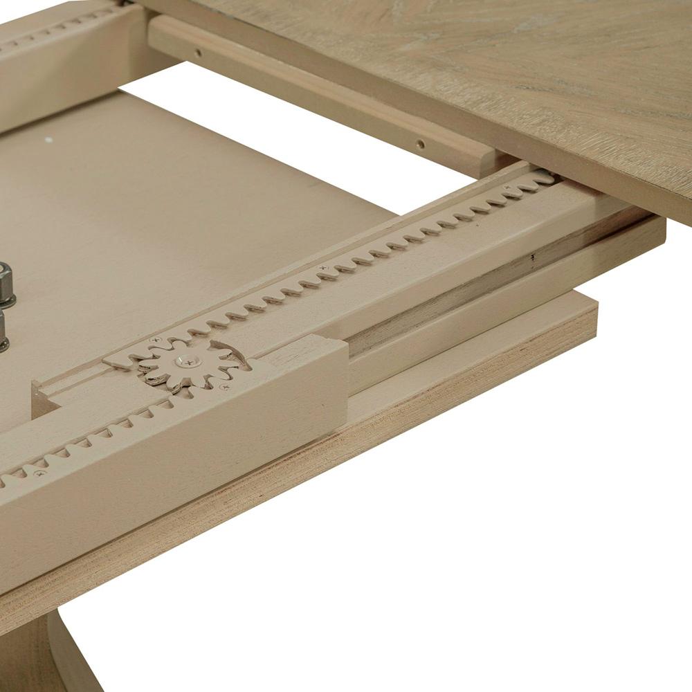Liberty Furniture - Magnolia Manor Pedestal Table in Weathered Bisque - 244N-DR-PDS veiw 4
