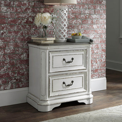 Liberty Furniture - Magnolia Manor Queen Panel Bed, 2 Nightstands - 244-BR-QPB2NS view 5