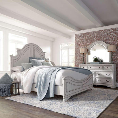 Liberty Furniture - Magnolia Manor Queen Panel Bed, Dresser & Mirror  - 244-BR-QPBDM veiw 1