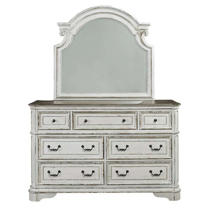 Liberty Furniture - Magnolia Manor Queen Panel Bed, Dresser & Mirror  - 244-BR-QPBDM veiw 4