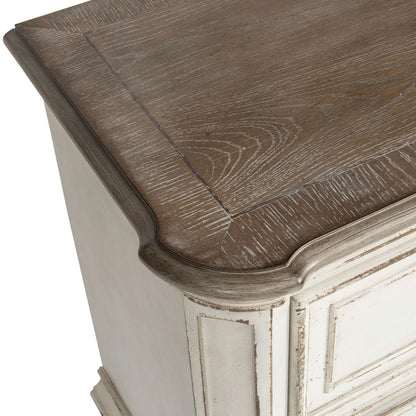 Liberty Furniture - Magnolia Manor Queen Uph Sleigh Bed, 2 Nightstands - 244-BR-QUSL2NS view 8
