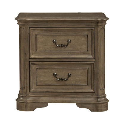 Liberty Furniture - Magnolia Manor Queen Upholstered Bed, 2 Nightstands - 244N-BR-QUB2NS view 7