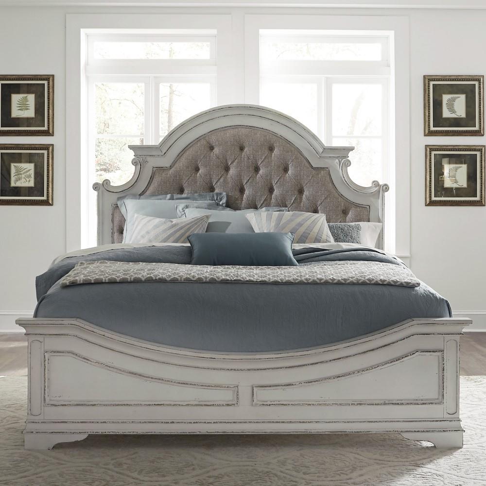 Liberty Furniture - Magnolia Manor Queen Upholstered Bed - 244-BR-QUB veiw 7