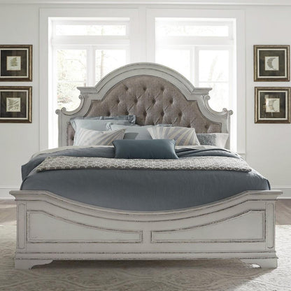 Liberty Furniture - Magnolia Manor Queen Upholstered Bed - 244-BR-QUB veiw 7