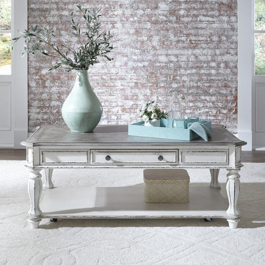 Liberty Furniture - Magnolia Manor Rectangular Cocktail Table - 244-OT1010 veiw 2