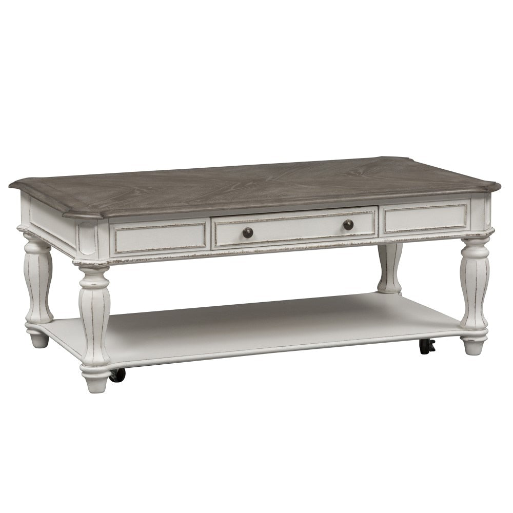 Liberty Furniture - Magnolia Manor Rectangular Cocktail Table - 244-OT1010 veiw 3