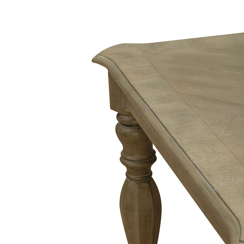 Liberty Furniture - Magnolia Manor Rectangular Leg Table in Weathered Bisque - 244N-T4490 veiw 4