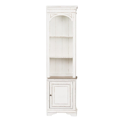 Liberty Furniture - Magnolia Manor Right Pier in Antique White & Weathered Bark - 244-ER00 veiw 3