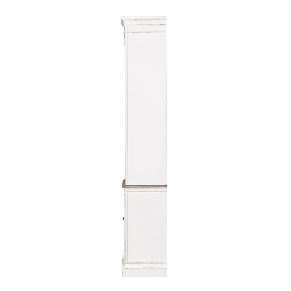 Liberty Furniture - Magnolia Manor Right Pier in Antique White & Weathered Bark - 244-ER00 veiw 4