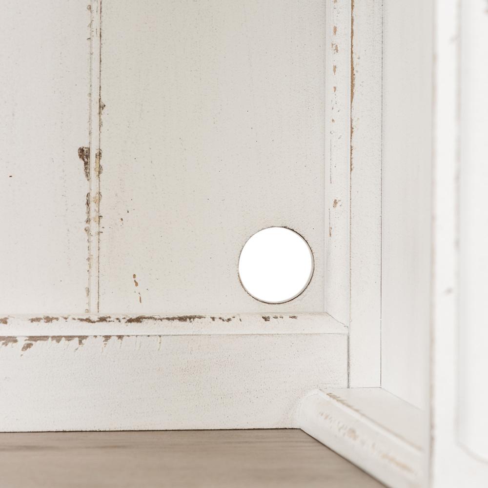 Liberty Furniture - Magnolia Manor Right Pier in Antique White & Weathered Bark - 244-ER00 veiw 7