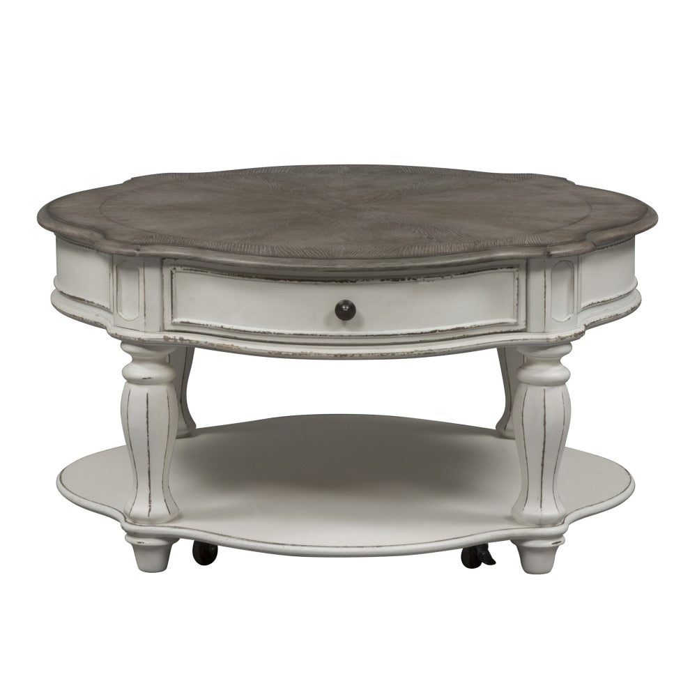 Liberty Furniture - Magnolia Manor Round Cocktail Table - 244-OT1011 veiw 1