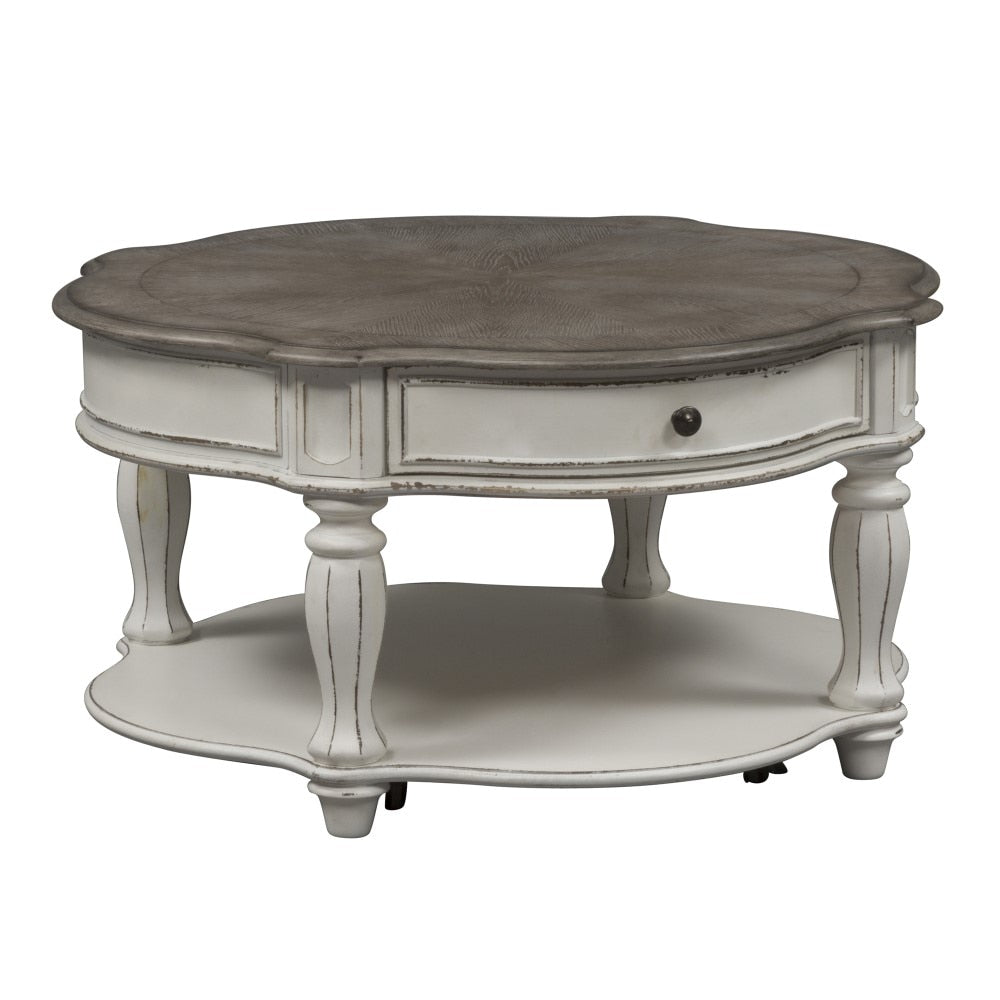 Liberty Furniture - Magnolia Manor Round Cocktail Table - 244-OT1011 veiw 3