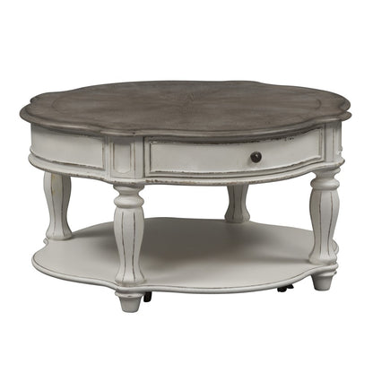 Liberty Furniture - Magnolia Manor Round Cocktail Table - 244-OT1011 veiw 3