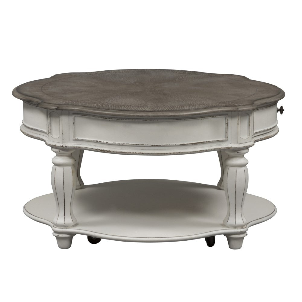 Liberty Furniture - Magnolia Manor Round Cocktail Table - 244-OT1011 veiw 4
