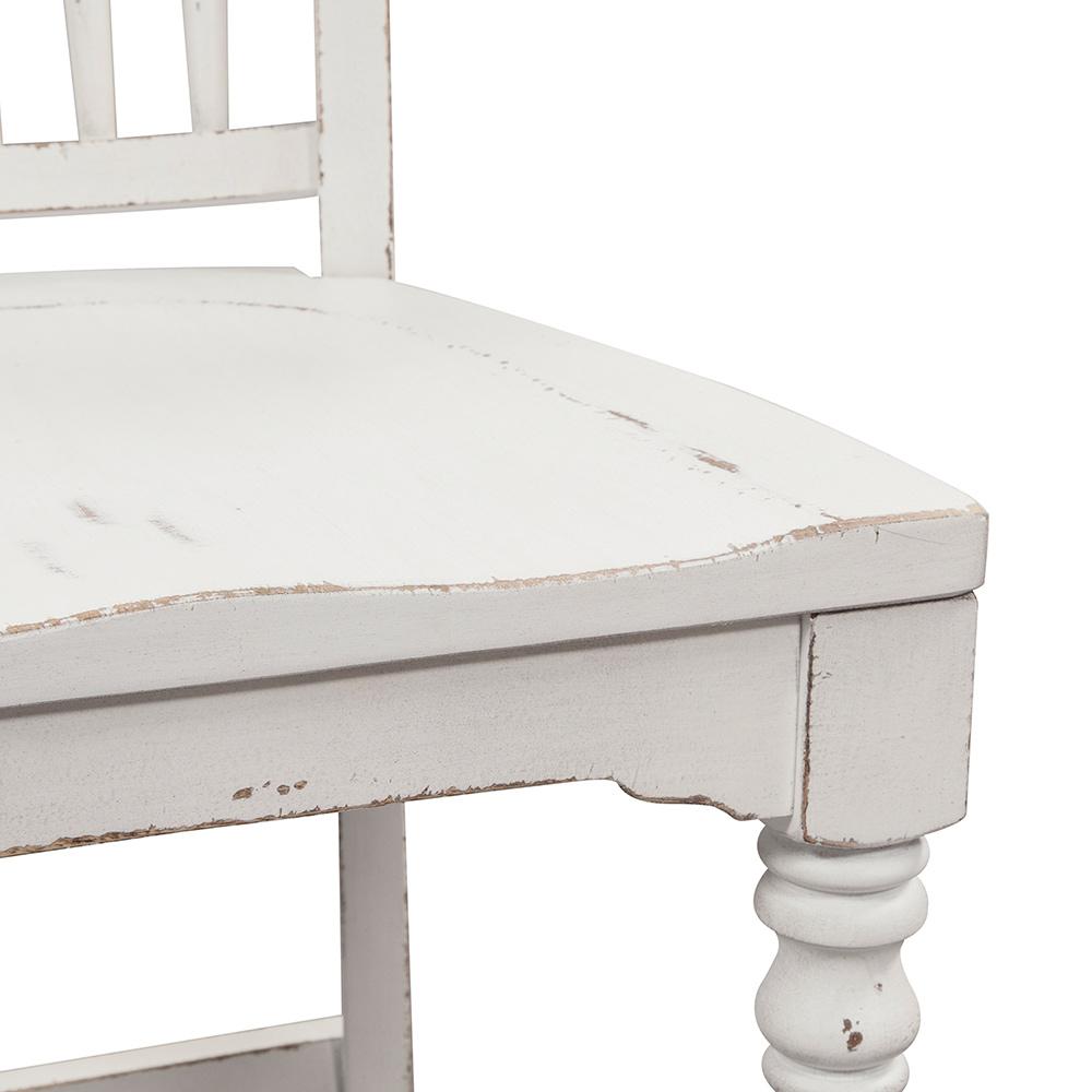Liberty Furniture - Magnolia Manor Spindle Back Counter Chair  in Antique White & Weathered Bark - 244-B400024 veiw 6