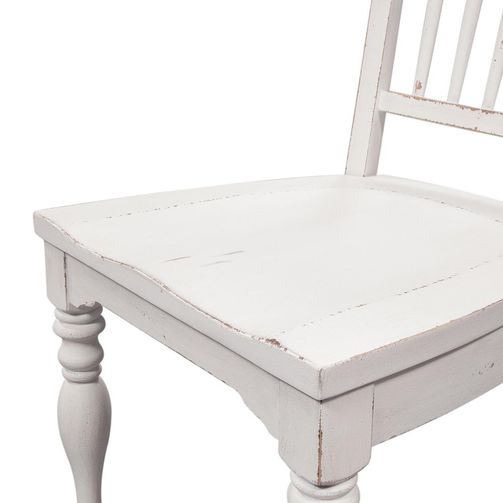 Liberty Furniture - Magnolia Manor Spindle Back Side Chair  in Antique White & Weathered Bark - 244-C4000S veiw 5