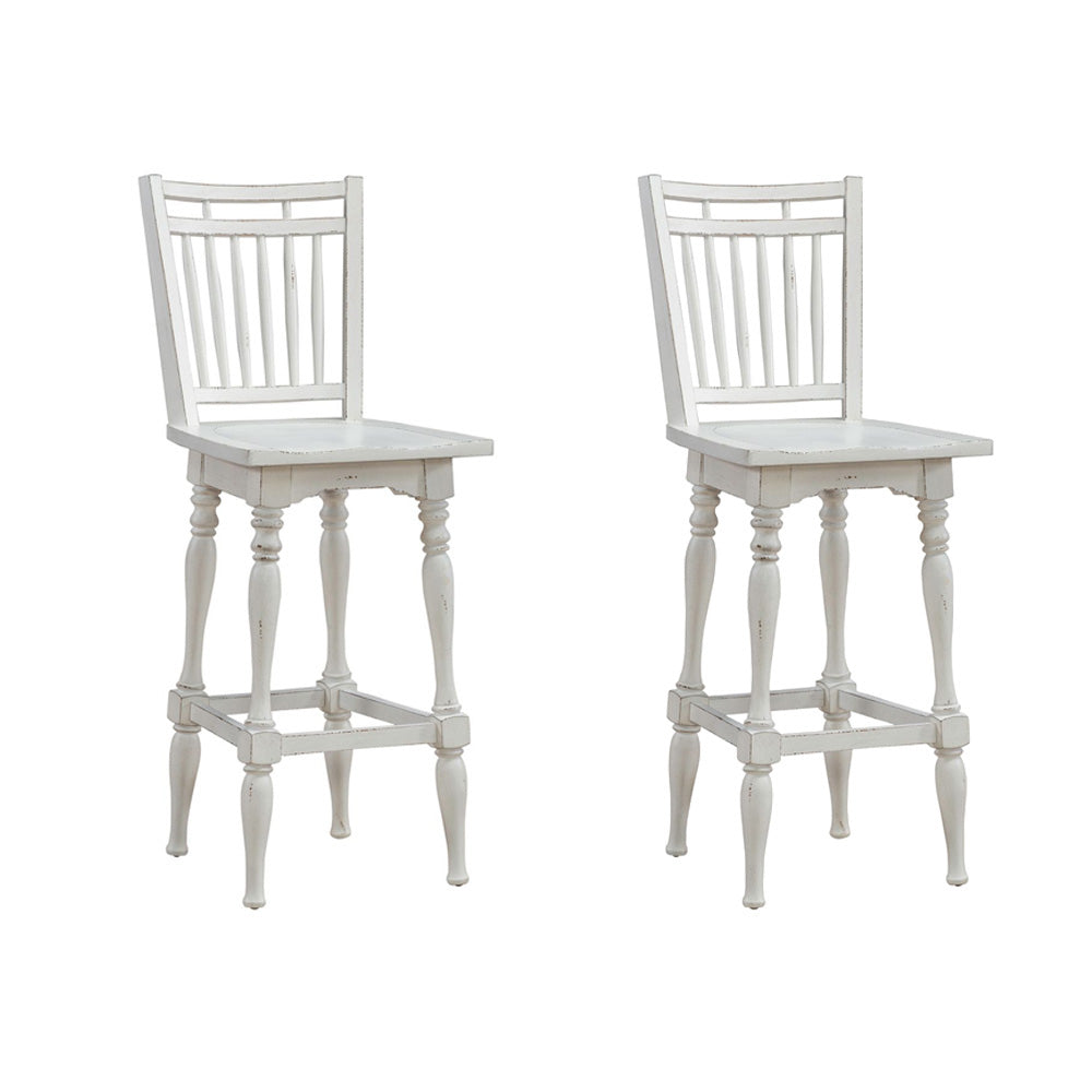Liberty Furniture - Magnolia Manor Spindle Back Swivel Bar Stool - Set of 2 - 244-B400330-2PK view 1