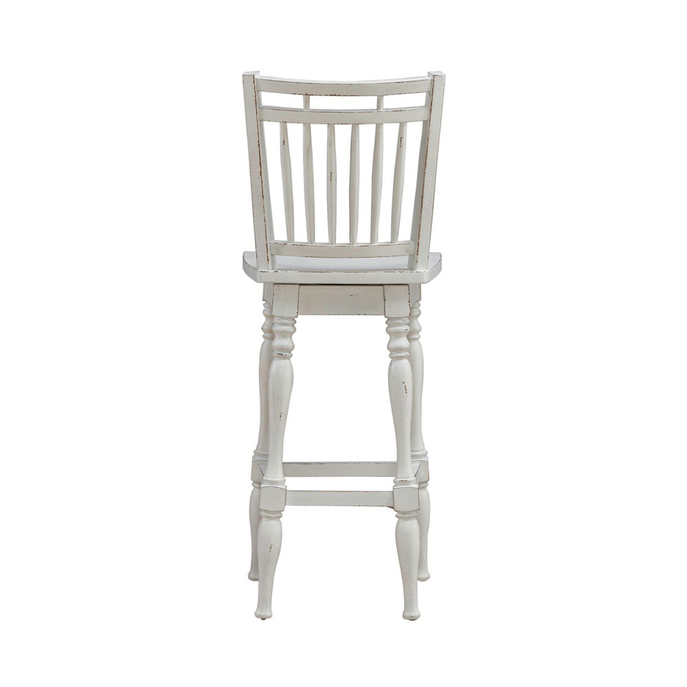 Liberty Furniture - Magnolia Manor Spindle Back Swivel Bar Stool - Set of 2 - 244-B400330-2PK view 4