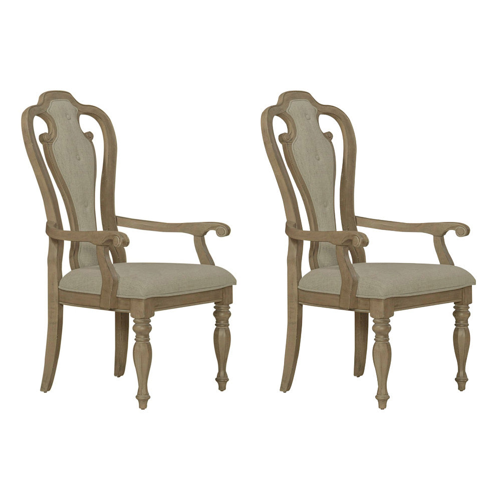Liberty Furniture - Magnolia Manor Splat Back Arm Chair  - Set of 2 - 244N-C2501A-2PK view 1