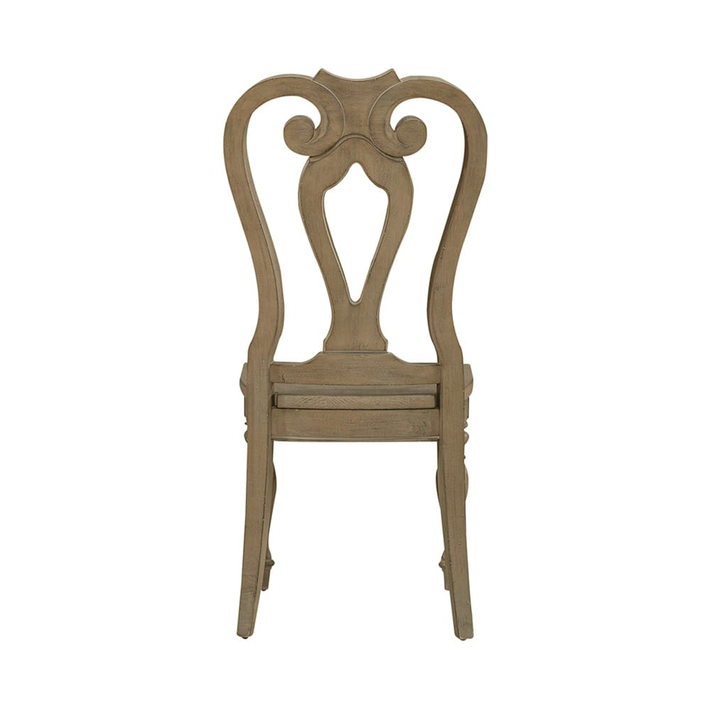 Liberty Furniture - Magnolia Manor Splat Back Side Chair  in Weathered Bisque - 244N-C2500S veiw 7