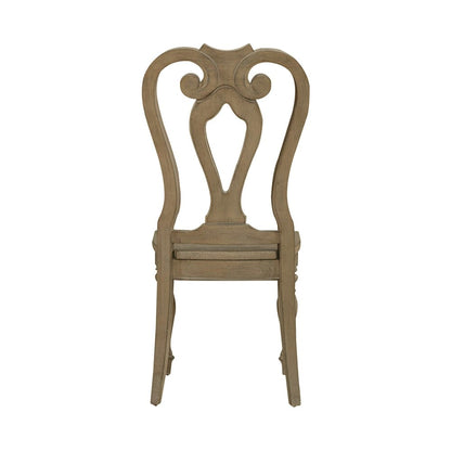 Liberty Furniture - Magnolia Manor Splat Back Side Chair  in Weathered Bisque - 244N-C2500S veiw 7