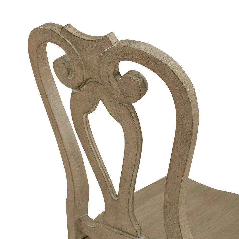 Liberty Furniture - Magnolia Manor Splat Back Side Chair  in Weathered Bisque - 244N-C2500S veiw 9