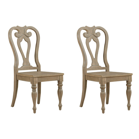 Liberty Furniture - Magnolia Manor Splat Back Side Chair  - Set of 2 - 244N-C2500S-2PK view 1