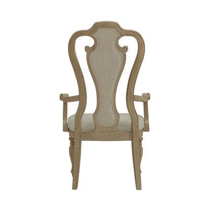 Liberty Furniture - Magnolia Manor Splat Back Uph Arm Chair  in Weathered Bisque - 244N-C2501A veiw 4