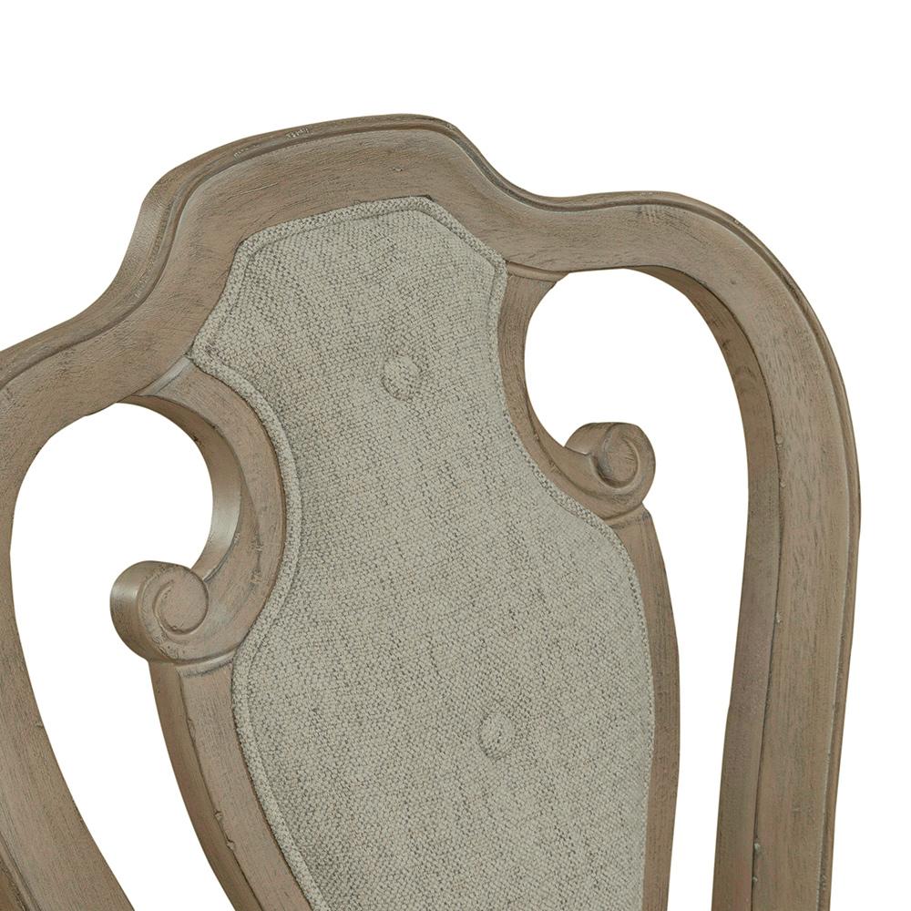 Liberty Furniture - Magnolia Manor Splat Back Uph Side Chair  in Weathered Bisque - 244N-C2501S veiw 7