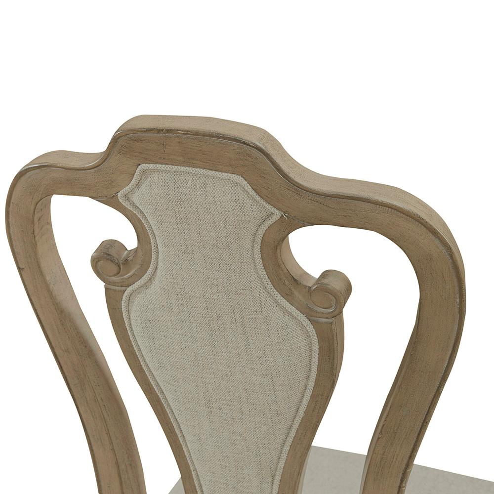 Liberty Furniture - Magnolia Manor Splat Back Uph Side Chair  in Weathered Bisque - 244N-C2501S veiw 8