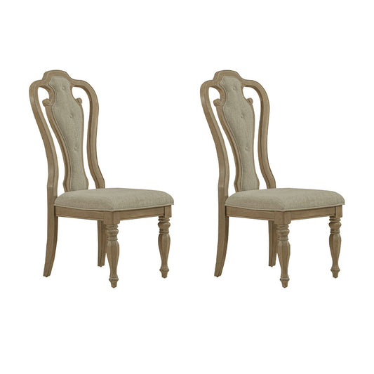 Liberty Furniture - Magnolia Manor Splat Back Uph Side Chair  - Set of 2 - 244N-C2501S-2PK view 1