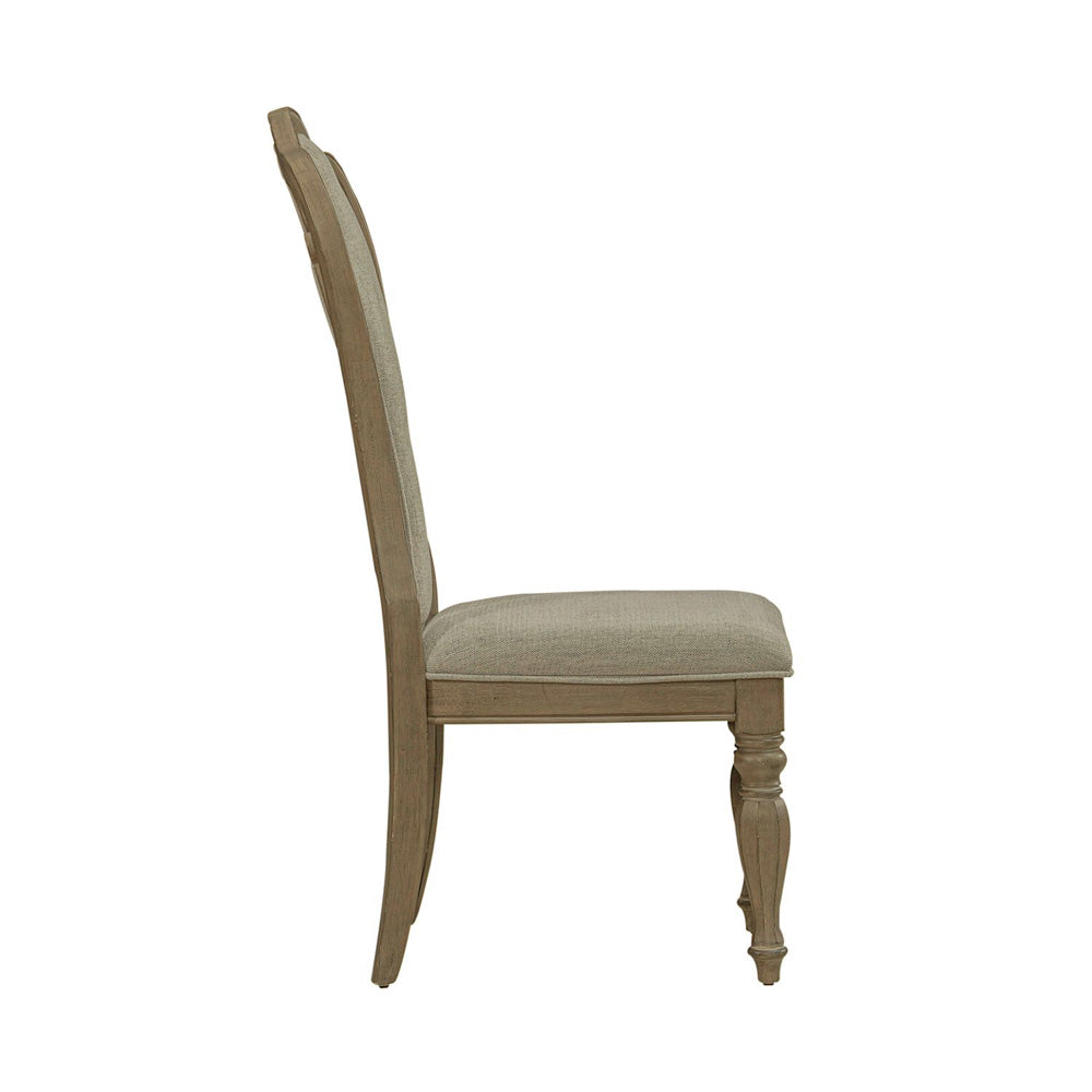 Liberty Furniture - Magnolia Manor Splat Back Uph Side Chair  - Set of 2 - 244N-C2501S-2PK view 3
