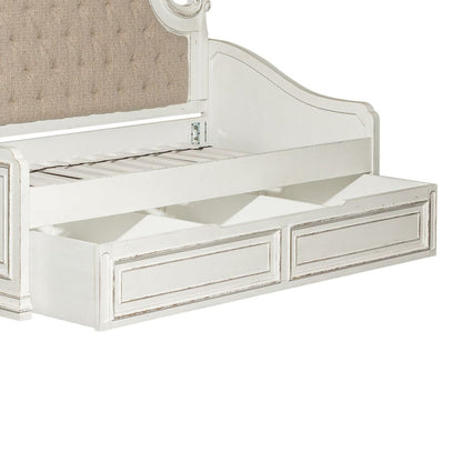 Liberty Furniture - Magnolia Manor - Twin Trundle Unit in White - 244-BR11T view 2