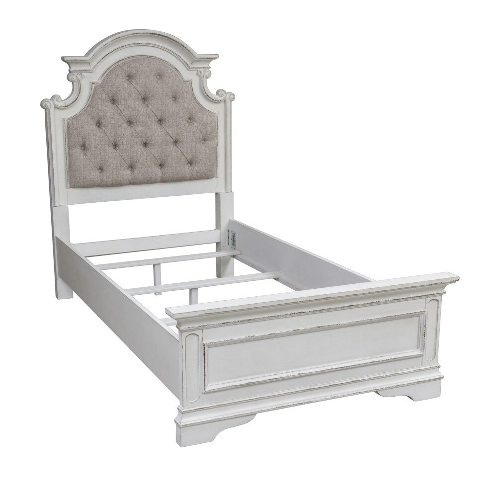 Liberty Furniture - Magnolia Manor Twin Upholstered Bed - 244-YBR-TUB veiw 3