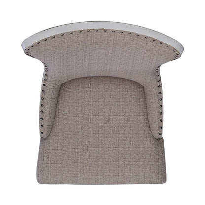 Liberty Furniture - Magnolia Manor Uph Wing Back Side Chair  in Antique White & Weathered Bark - 244-C6501S veiw 10