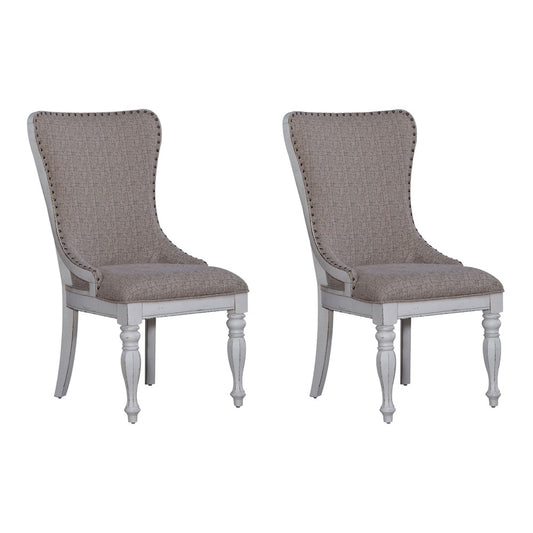 Liberty Furniture - Magnolia Manor Uph Wing Back Side Chair  - Set of 2 - 244-C6501S-2PK view 1