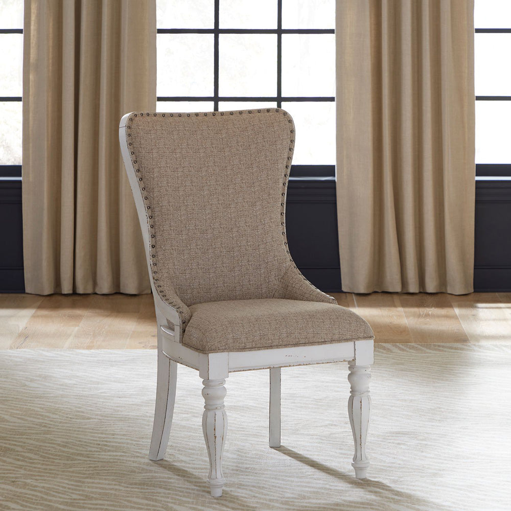 Liberty Furniture - Magnolia Manor Uph Wing Back Side Chair  - Set of 2 - 244-C6501S-2PK view 6