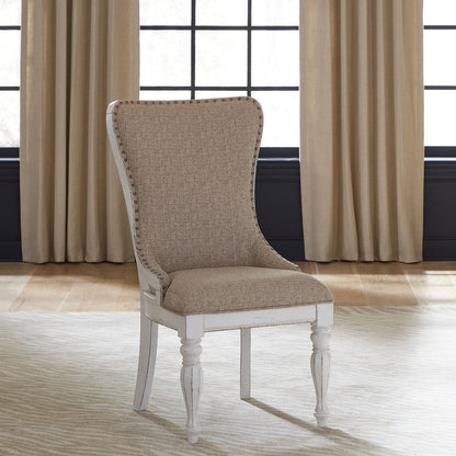 Liberty Furniture - Magnolia Manor Uph Wing Back Side Chair  - Set of 2 - 244-C6501S-2PK view 6