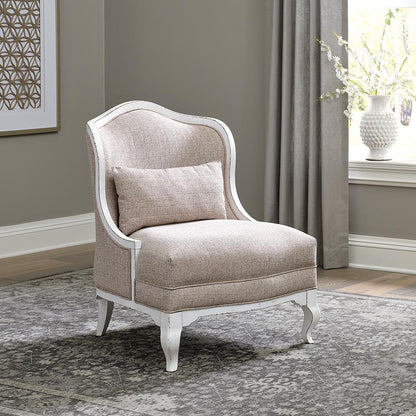 Liberty Furniture - Magnolia Manor Upholstered Accent Chair in Antique White - 244-ACH15 veiw 1