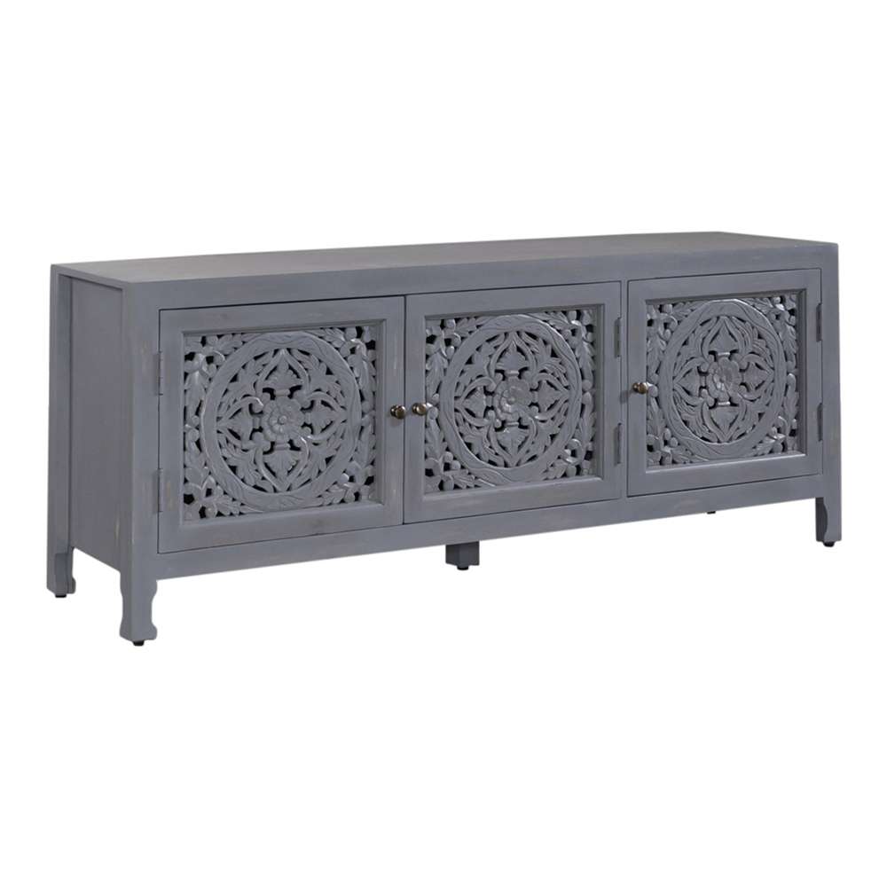 Liberty Furniture - Marisol 65 Inch 3 Door Accent TV Stand - 2077-AC6526 veiw 2