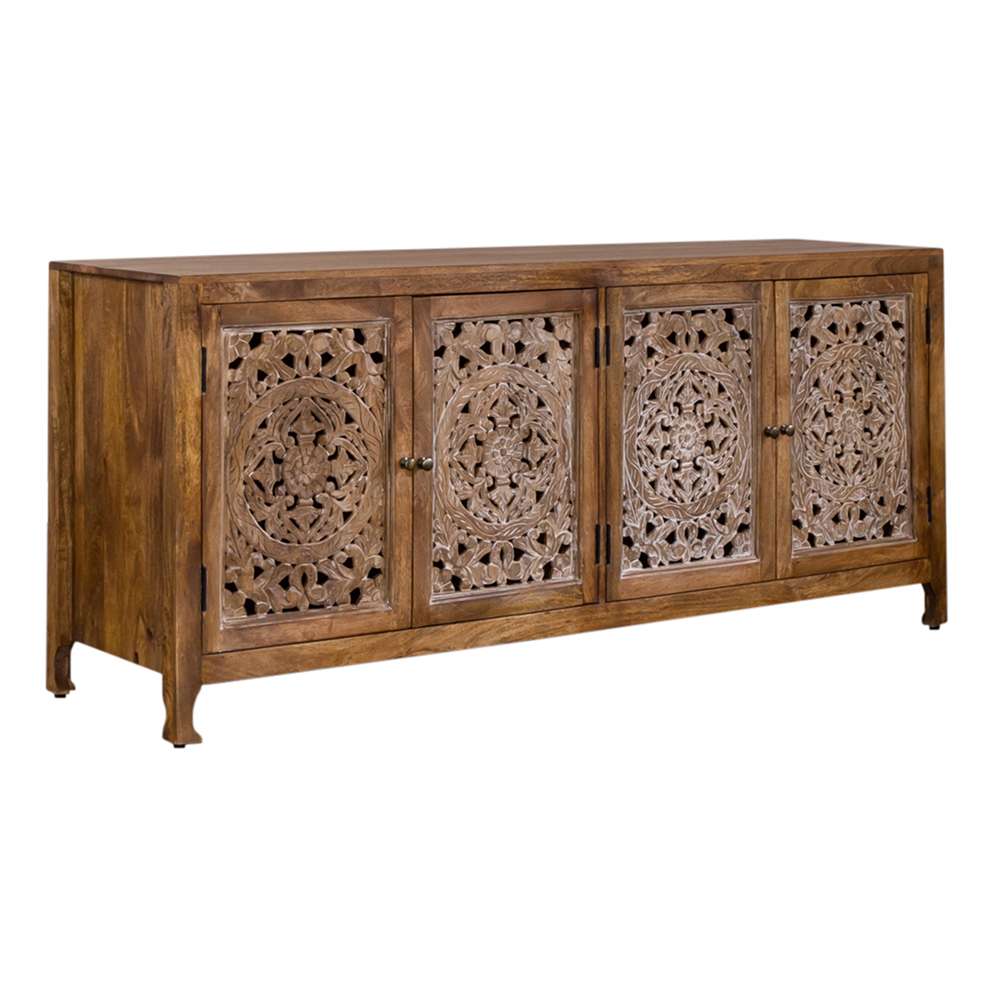Liberty Furniture - Marisol 74 Inch 4 Door Accent TV Stand - 2077-AC7432 veiw 2