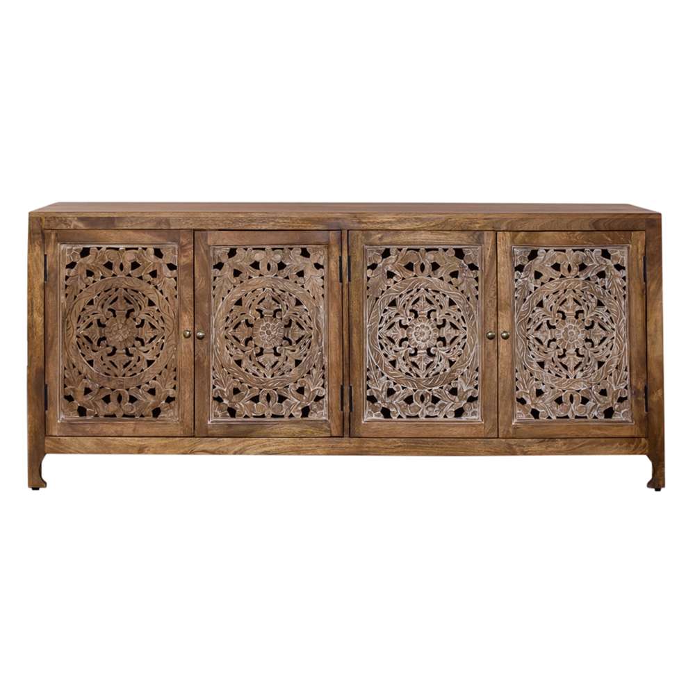 Liberty Furniture - Marisol 74 Inch 4 Door Accent TV Stand - 2077-AC7432 veiw 3
