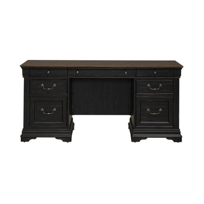 Liberty Furniture - Meritage - Jr Executive Credenza in Black - 532-HO-JEC view 2