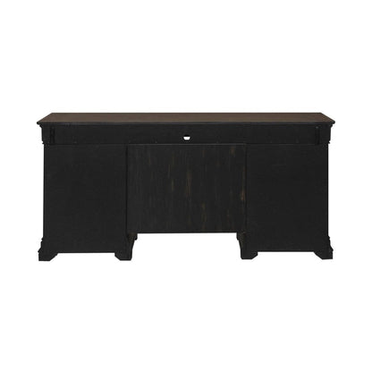 Liberty Furniture - Meritage - Jr Executive Credenza in Black - 532-HO-JEC view 3