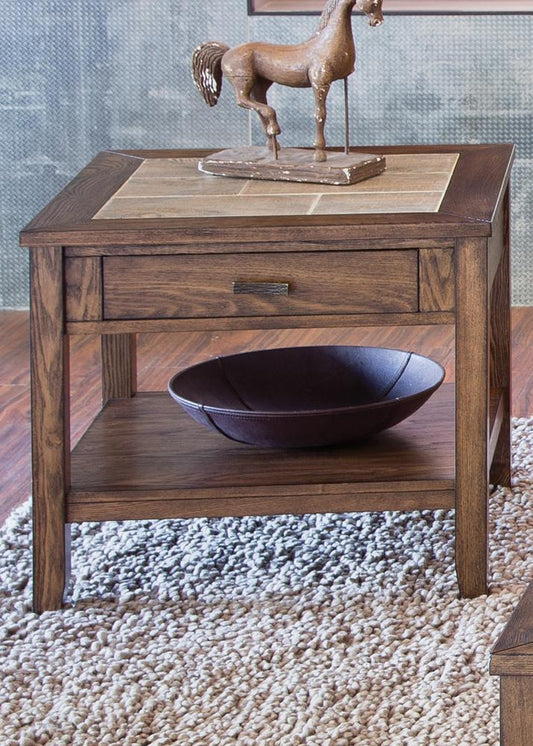 Liberty Furniture - Mesa Valley End Table - 147-OT1020 veiw 1