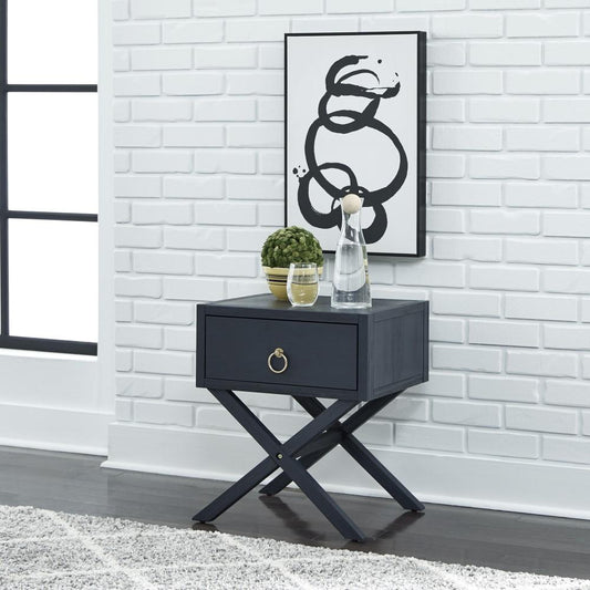 Liberty Furniture - Midnight 1 Drawer Accent Table - 2030-AT1922 veiw 1