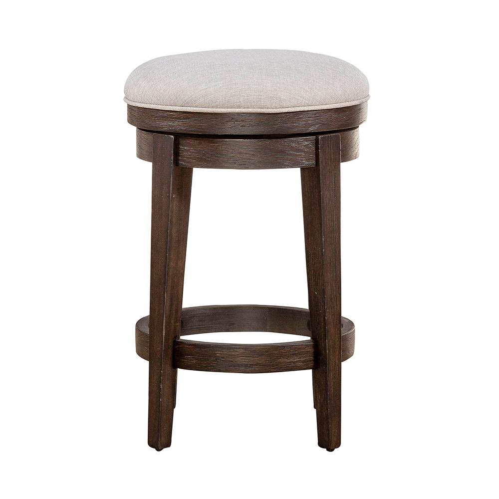 Liberty Furniture - Mill Creek Console Swivel Stool in Peppercorn - 792-OT9003 veiw 3