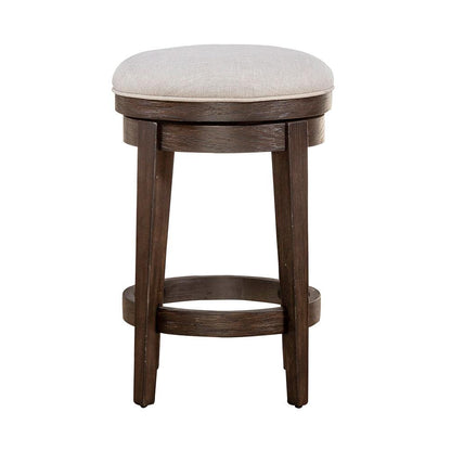 Liberty Furniture - Mill Creek Console Swivel Stool in Peppercorn - 792-OT9003 veiw 3